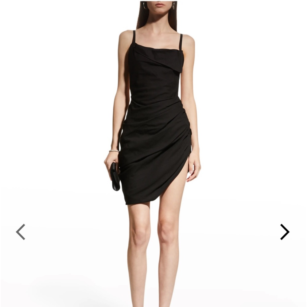 JACQUEMUS Black Mini Dress